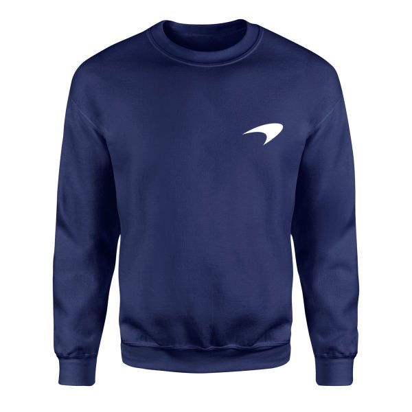 McLaren Racing White Sweatshirt L - İndigo Mavisi