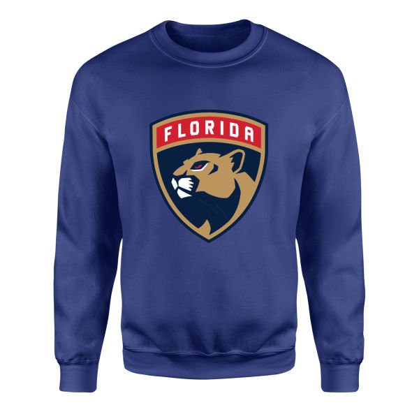 Florida Panthers Shield Sweatshirt XL - İndigo Mavisi