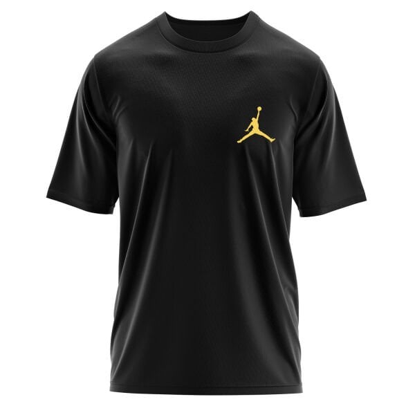Air Jordan Gold Stroked Oversize Tişört