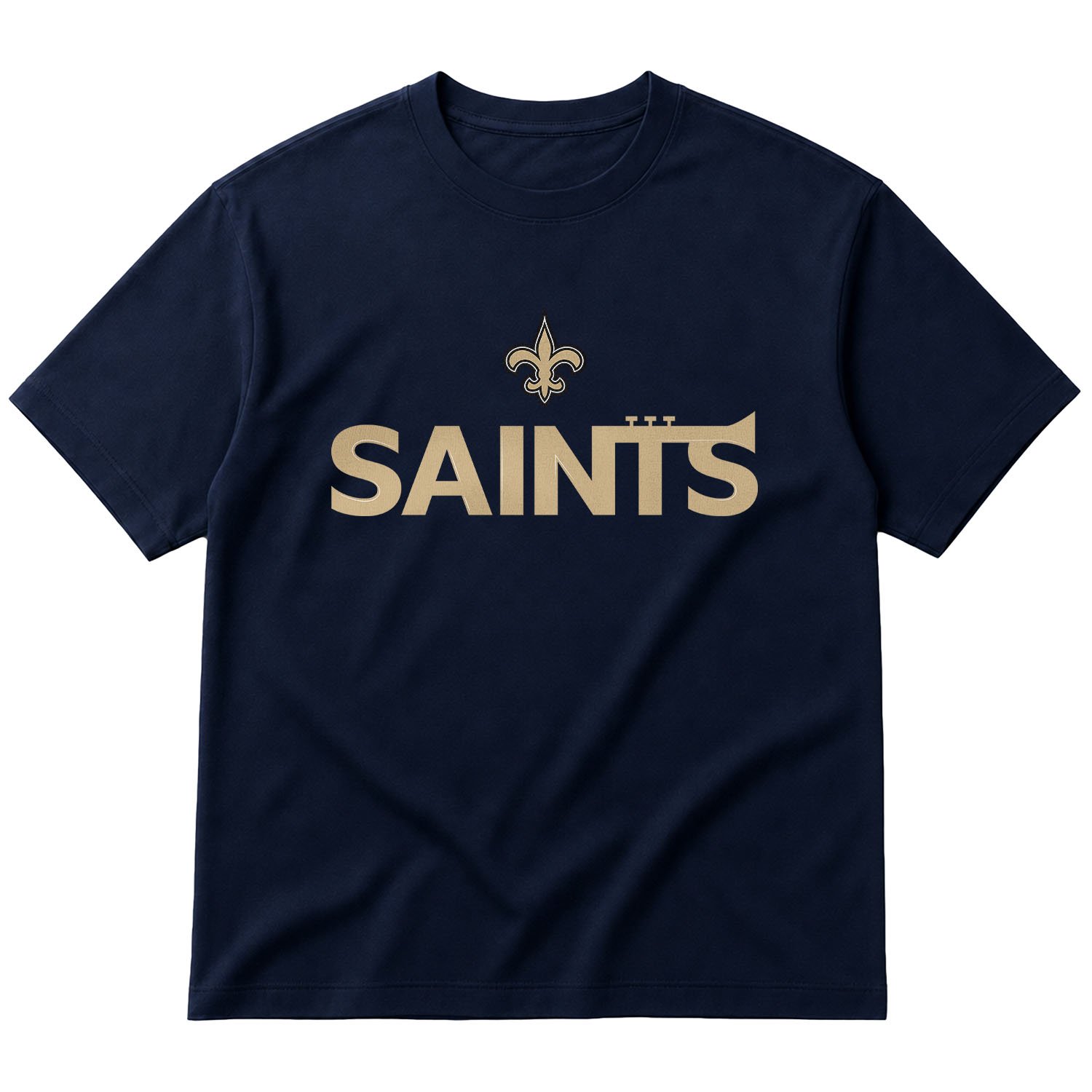 New Orleans Saints Trumpets Oversize Tişört M - İndigo Mavisi