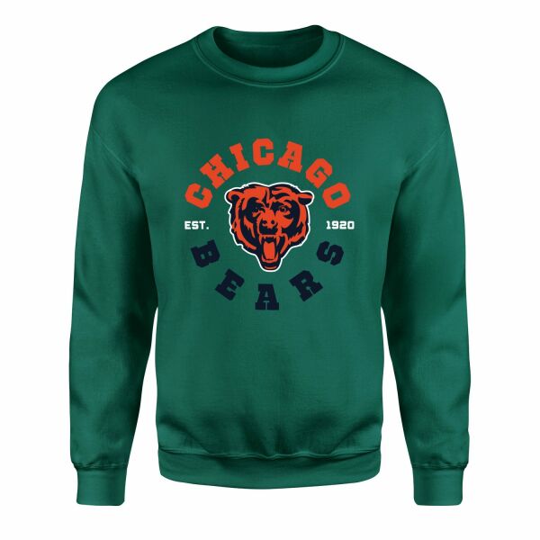 Da Bears Chicago BEARS Sweatshirt M - Nefti Yeşili