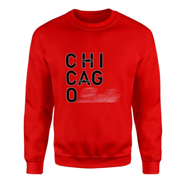 Chicago Sweatshirt M - Kırmızı