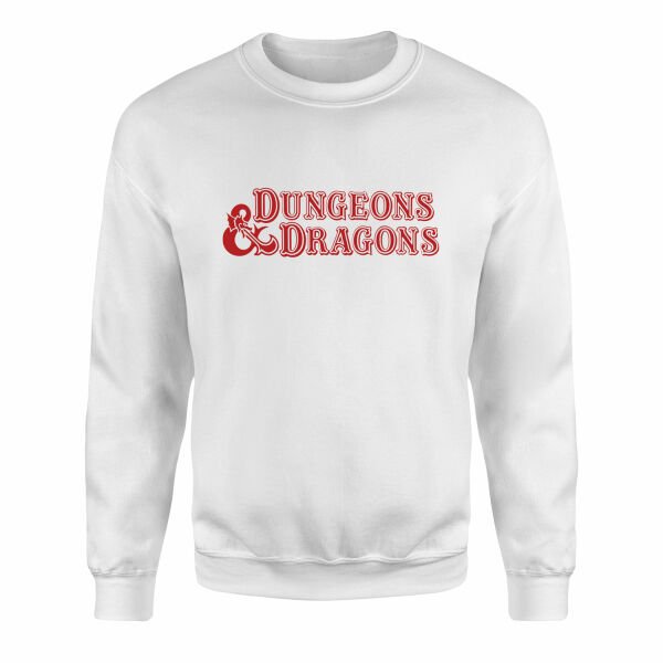 Dungeons & Dragons Sweatshirt XXL - Beyaz