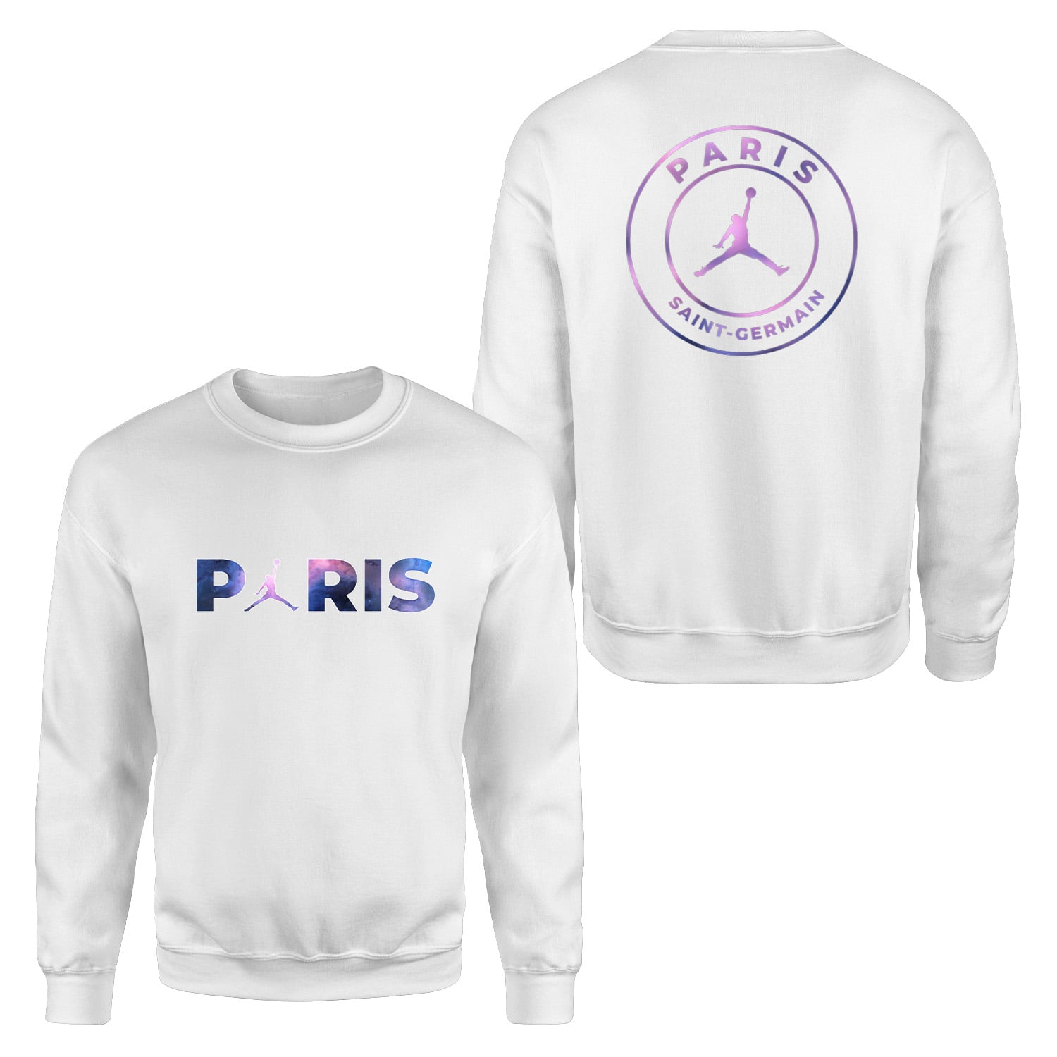 Air Jordan x Paris Saint Germain Space ED Sweatshirt M - Beyaz