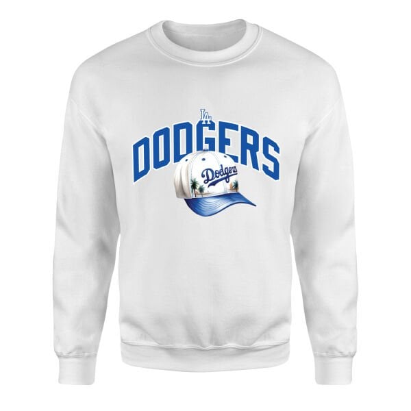Welcome to California | Los Angeles Dodgers Sweatshirt S - Beyaz