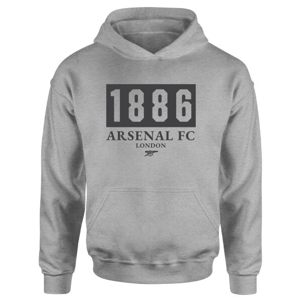 Arsenal Football Club 1886 Hoodie L - Gri