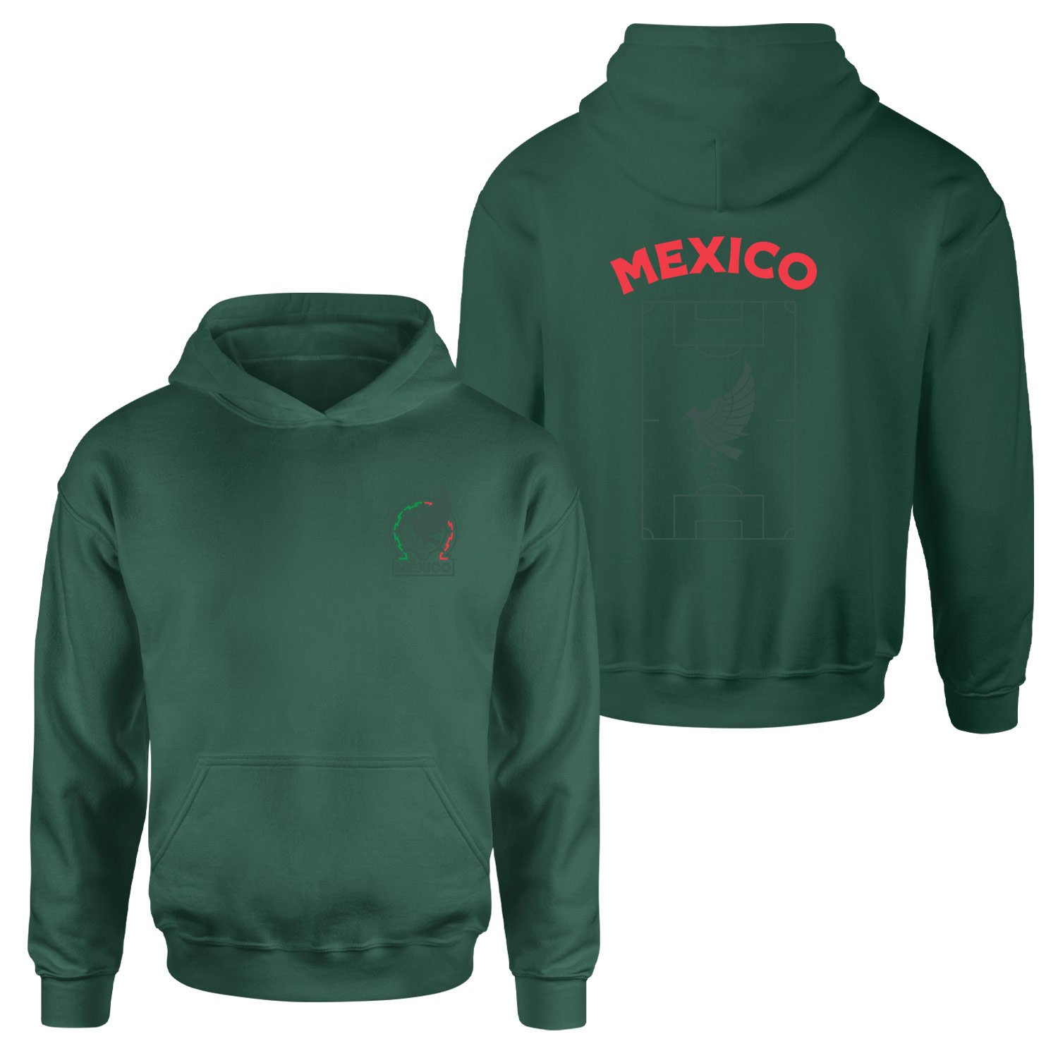 Meksika Dünya Kupası 2026 Hoodie XL - Nefti Yeşili