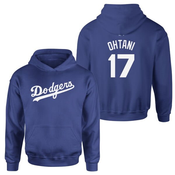 Shohei Ohtani Los Angeles Dodgers Hoodie XL - İndigo Mavisi