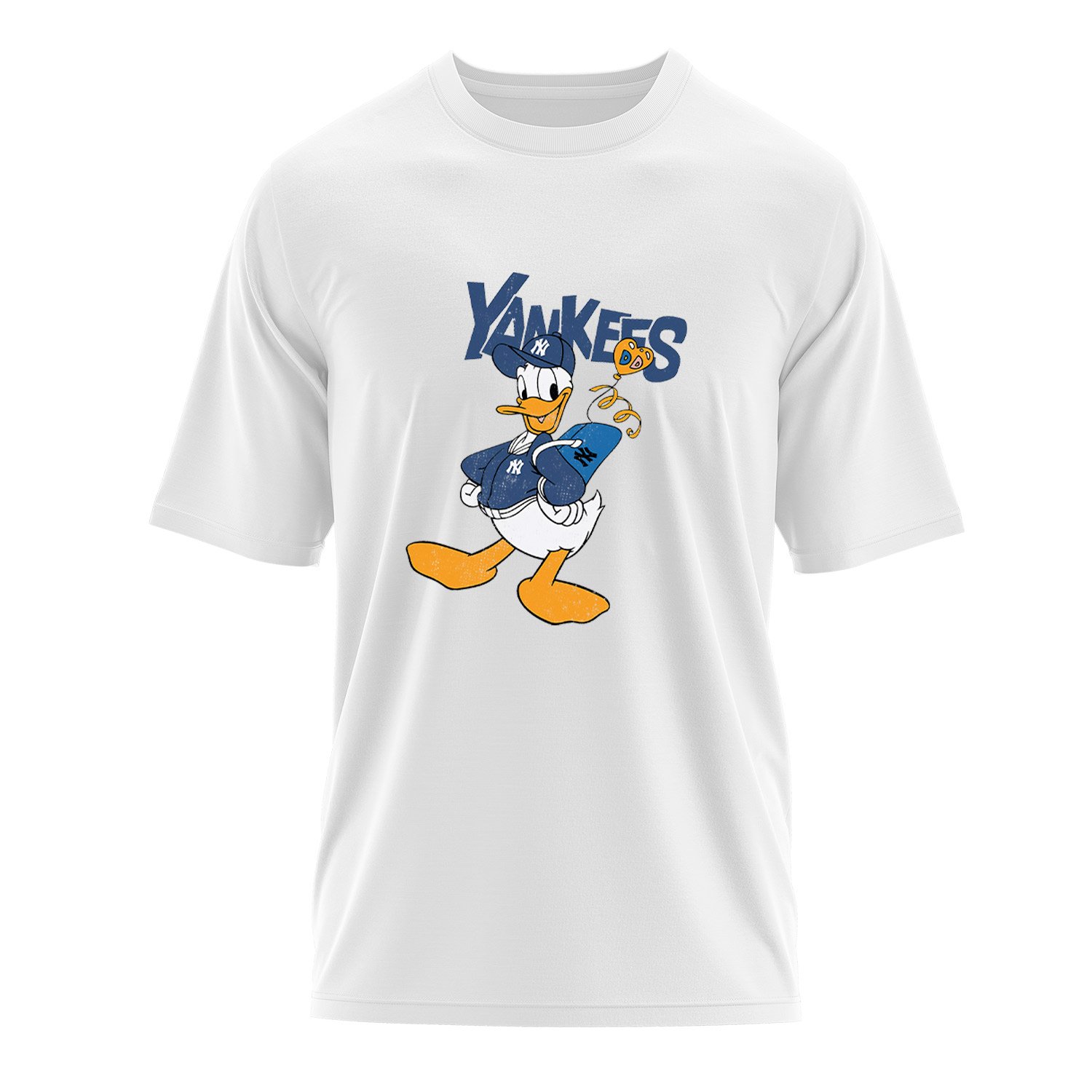 Donald Yankees Grunge Oversize Tişört