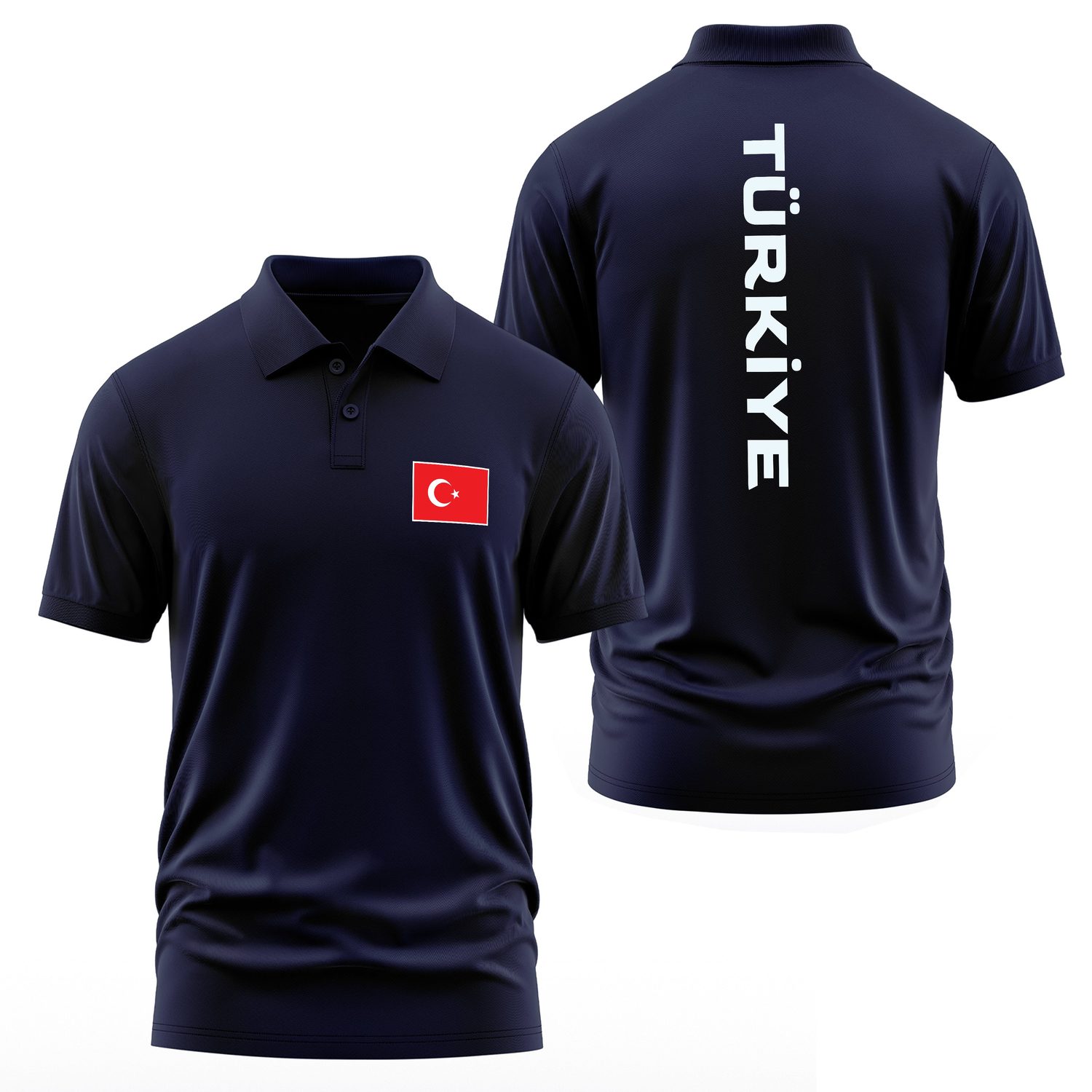 Türkiye SE 2024 Polo Tişört L - Lacivert