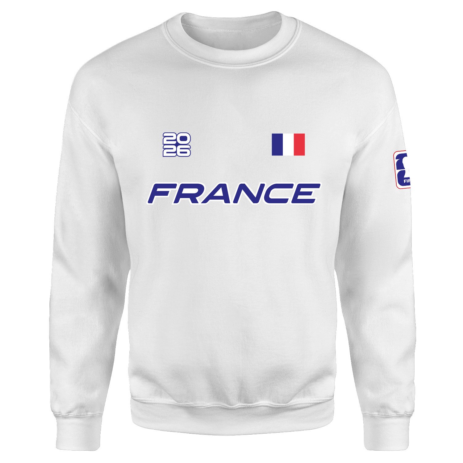 Fransa 2026 Sweatshirt L - Beyaz