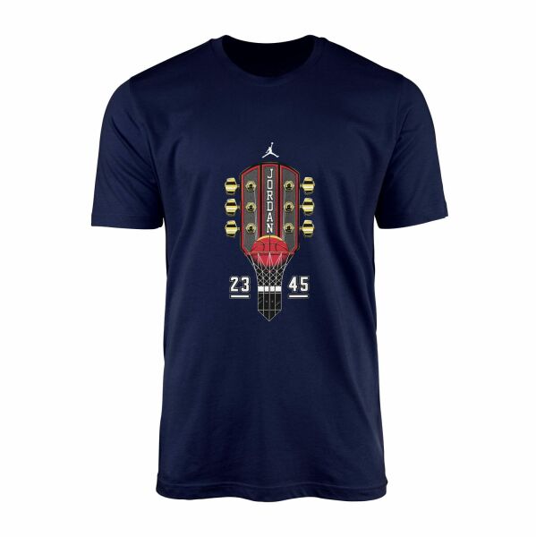 Air Jordan Guitar Tişört M - İndigo Mavisi