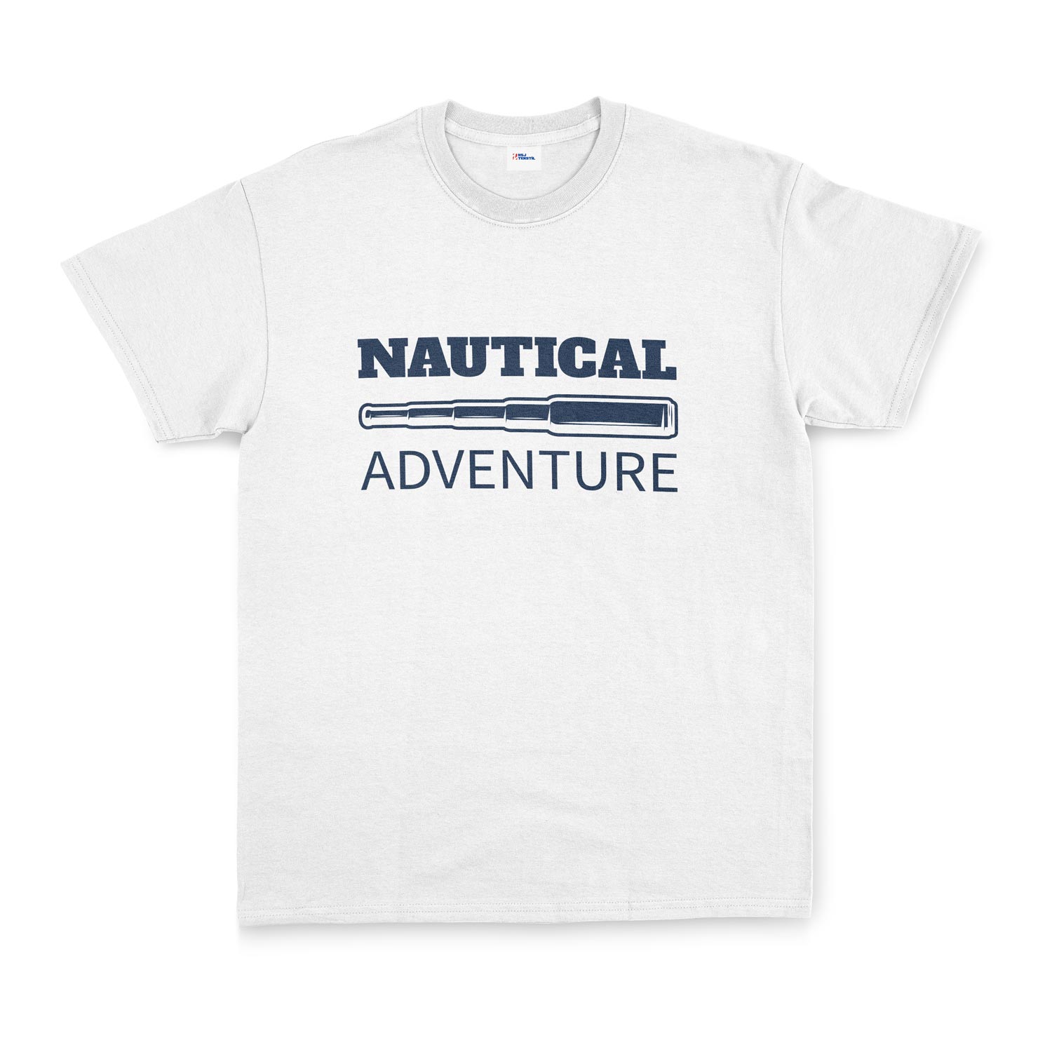 Nautical Adventure Denizci Tişört XL - Beyaz