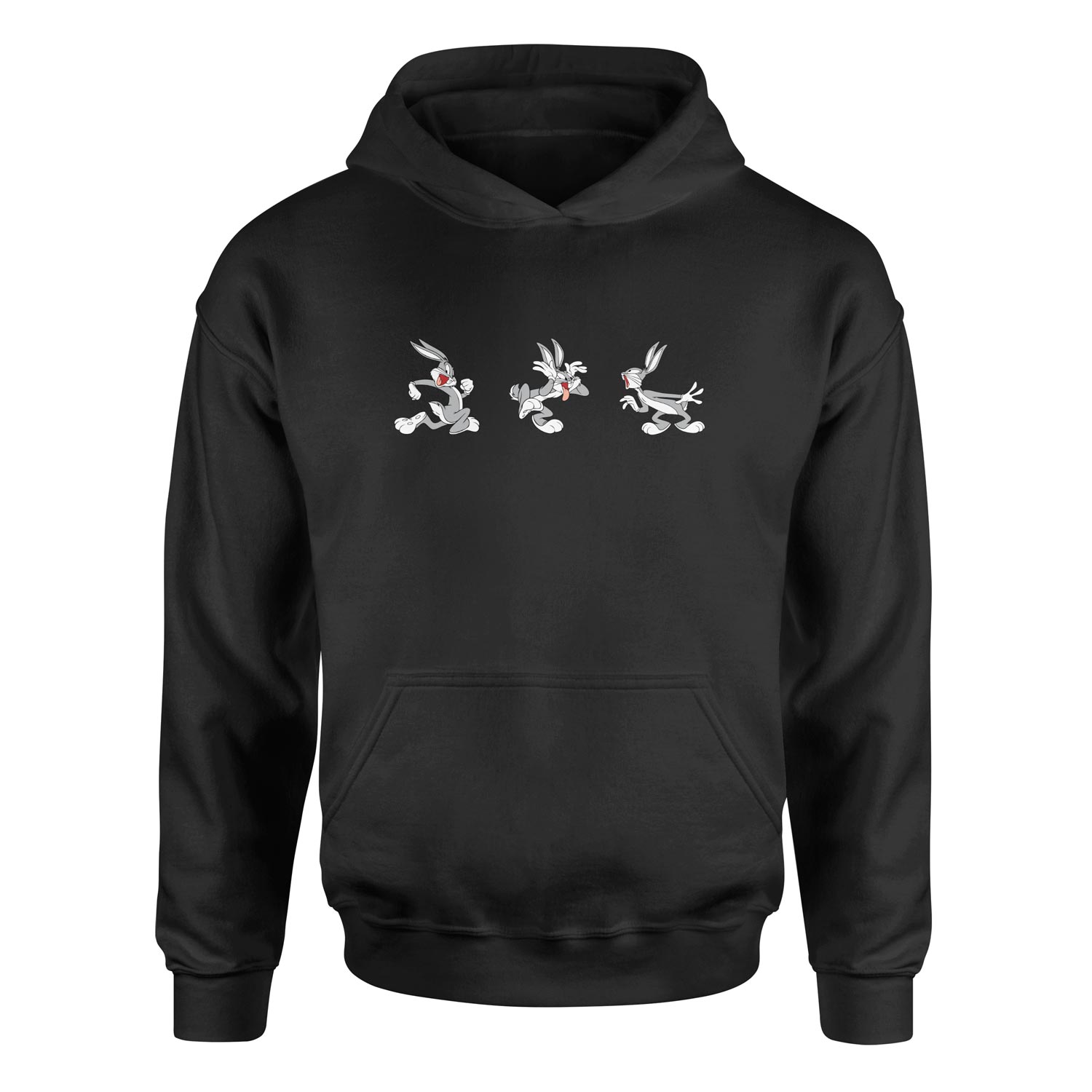 Bunnies Hoodie M - Siyah