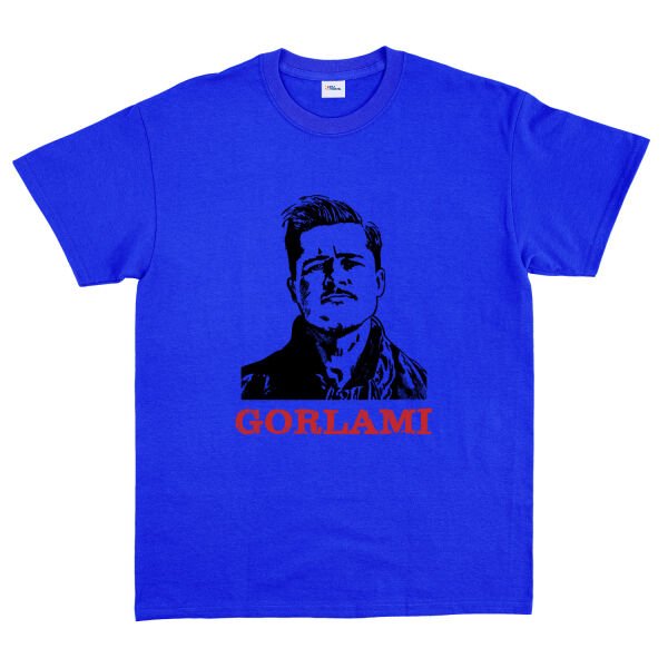 Gorlami | Brad Pitt Tişört XL - Mavi