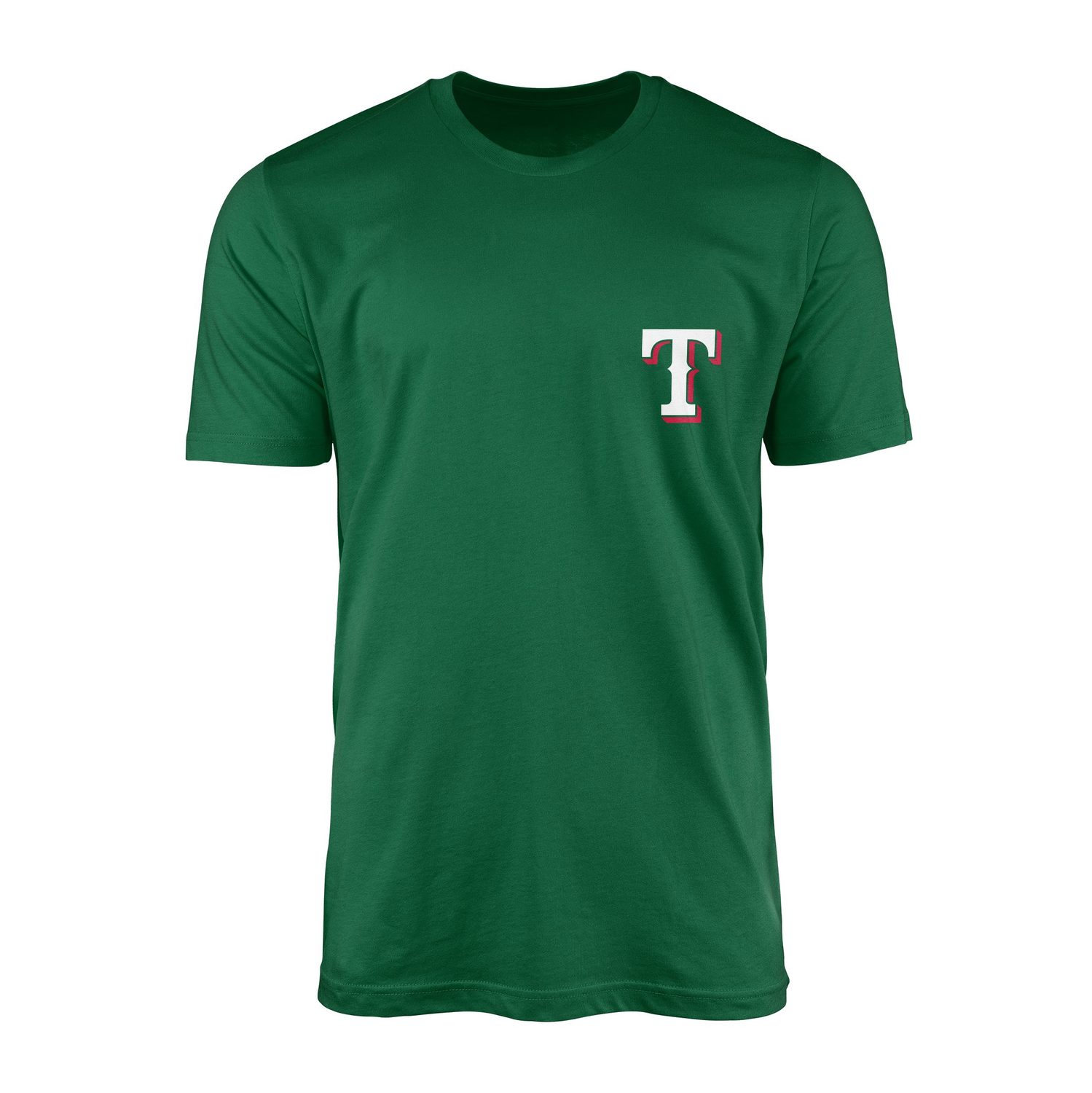 Texas Rangers Tişört L - Nefti Yeşili