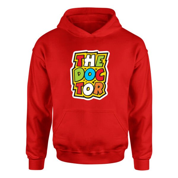The Doc Hoodie L - Kırmızı