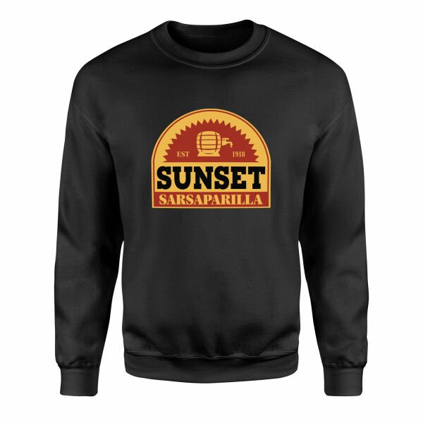 Sunset Sarsaparilla | Fallout Sweatshirt L - Siyah
