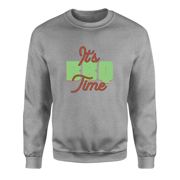 It’s BBQ Time Sweatshirt L - Gri