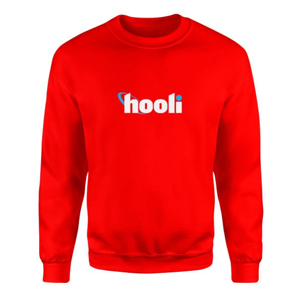 Hooli | Silicon Valley Sweatshirt XL - Kırmızı