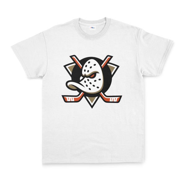 Anaheim Ducks Shield Tişört L - Beyaz