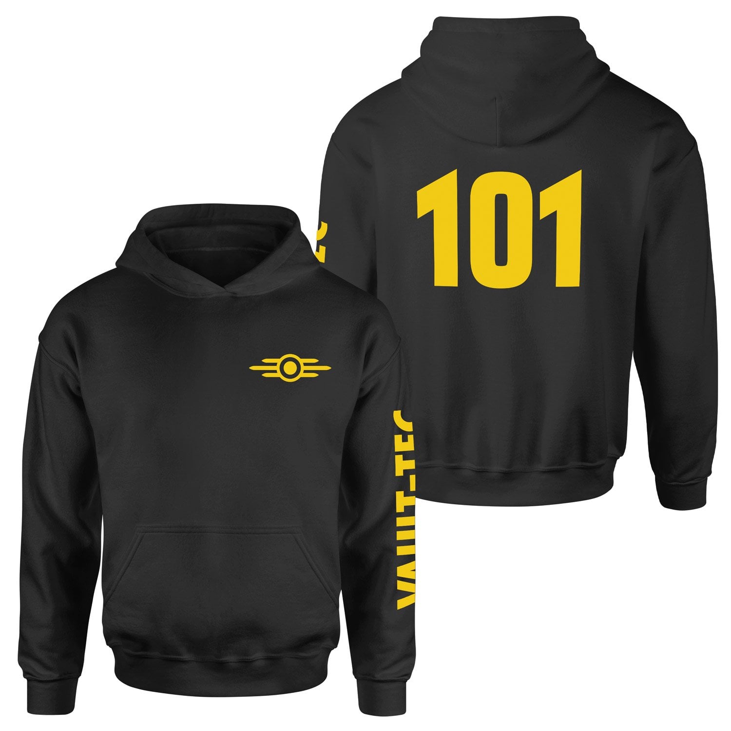 Vault 101 Dweller Hoodie XL - Siyah