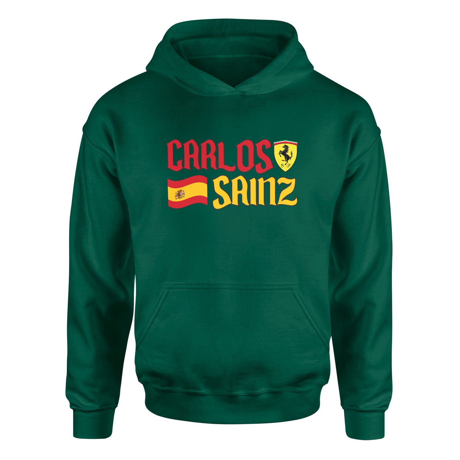 Carlos Sainz Spanish Matador Hoodie XL - Nefti Yeşili