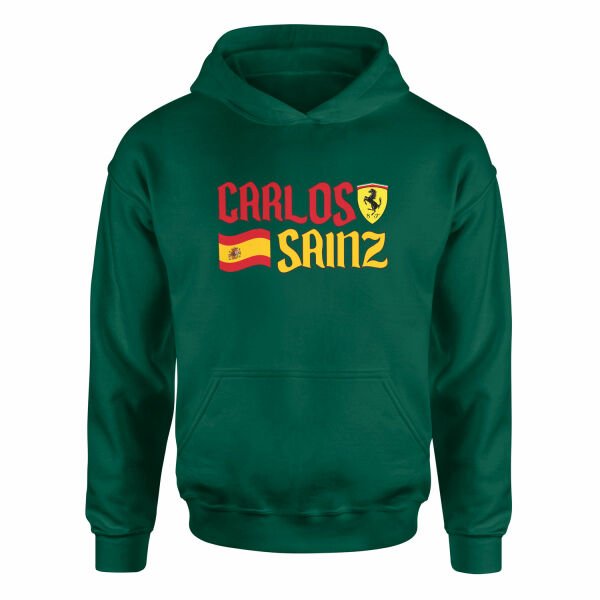 Carlos Sainz Spanish Matador Hoodie XL - Nefti Yeşili