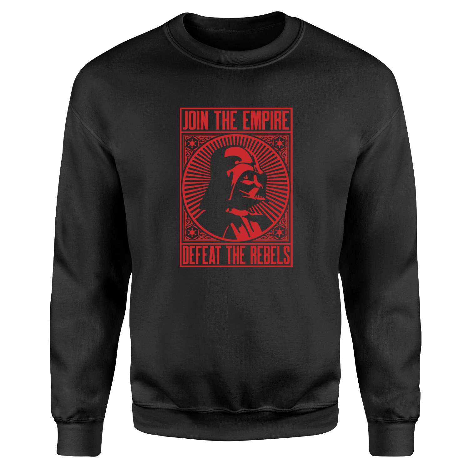 Join the Empire, Defeat the Rebels Sweatshirt S - Siyah