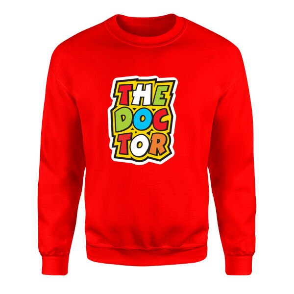 The Doc Sweatshirt XL - Kırmızı