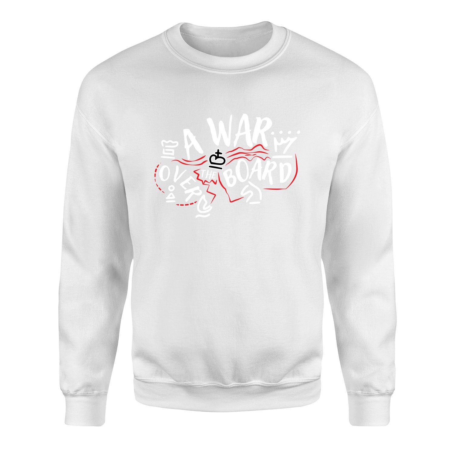 A War Over The Board Whites Sweatshirt L - Beyaz