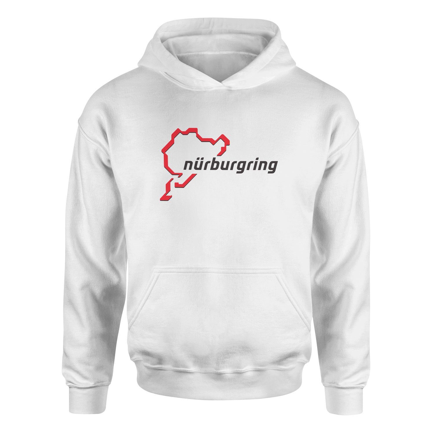 Nürburgring Big Hoodie XL - Beyaz