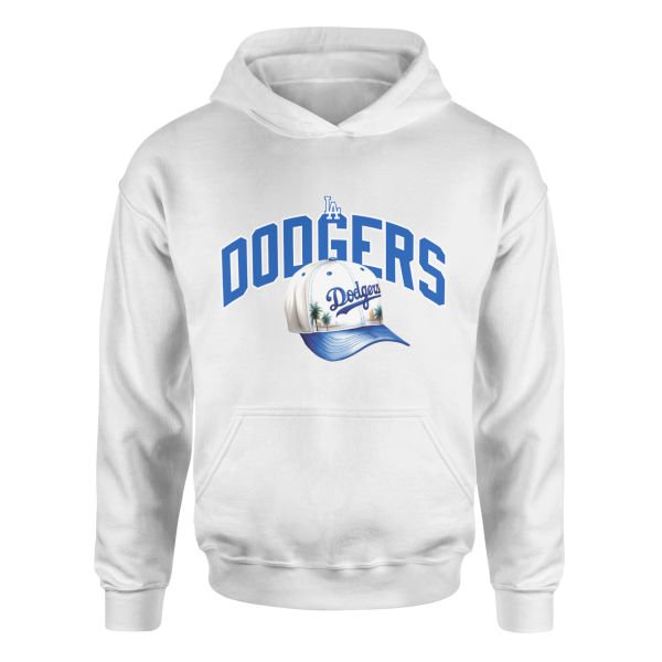 Welcome to California | Los Angeles Dodgers Hoodie S - Beyaz