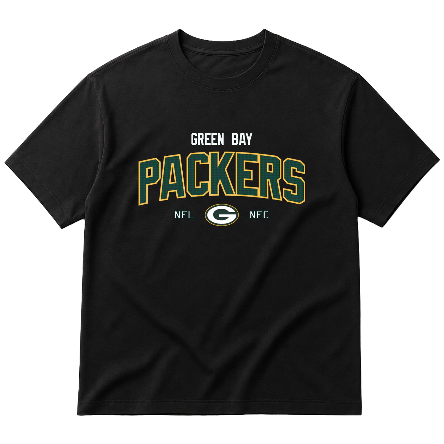 Green Bay Packers NFC Oversize Tişört L - Siyah