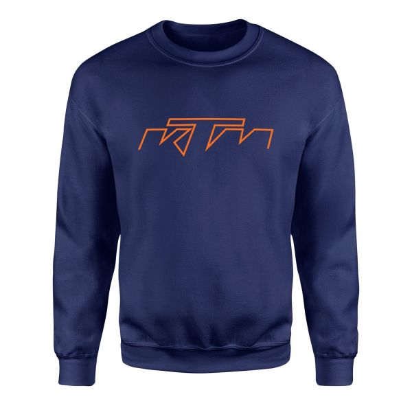 KTM Ghost Sweatshirt XL - İndigo Mavisi