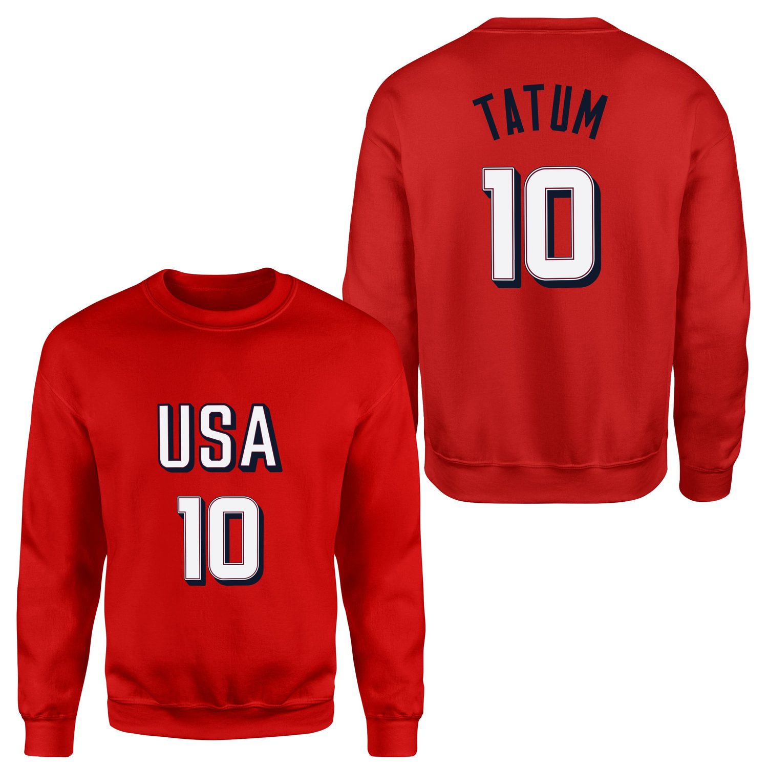 Jason Tatum Forma Sweatshirt M - Kırmızı