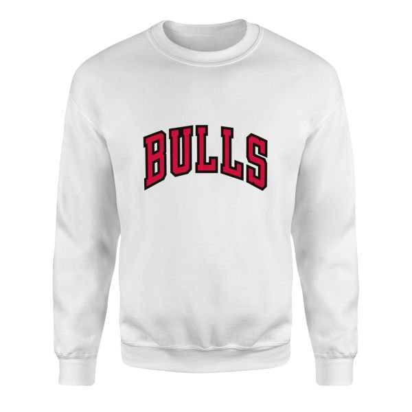 BULLS Sweatshirt M - Beyaz