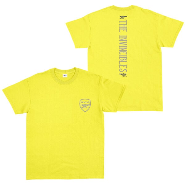 Arsenal Football Club | The Invincibles Tişört M - Sarı