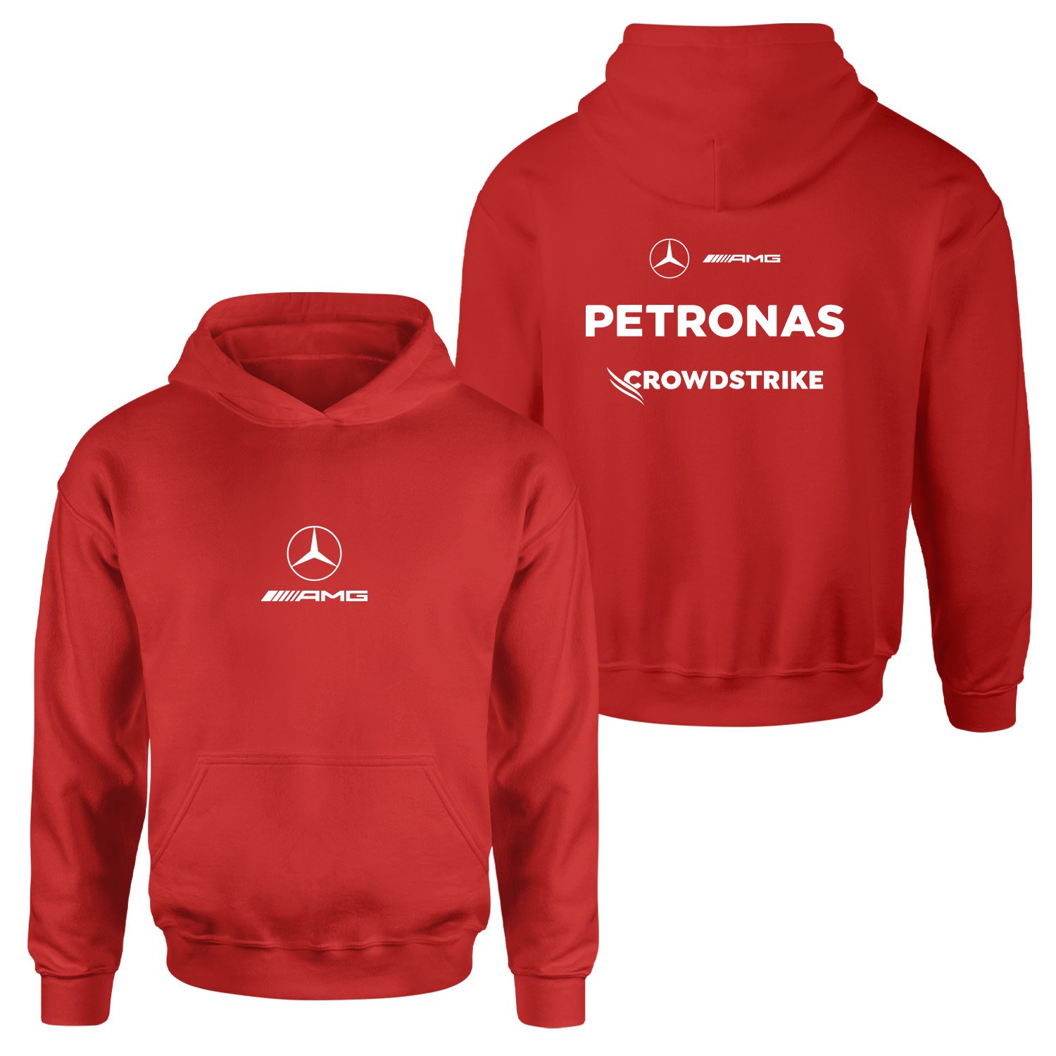 Mercedes AMG 2026 Basic Hoodie M - Kırmızı