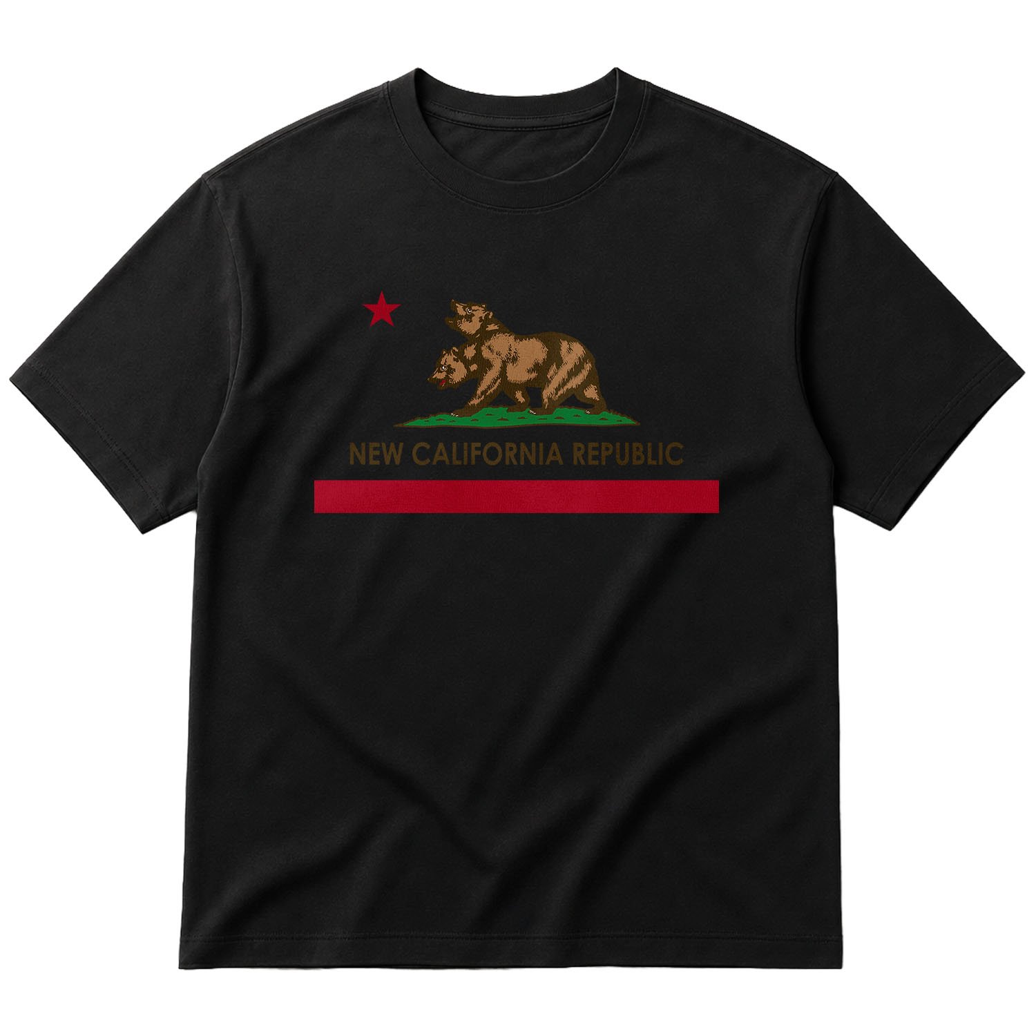 New California Republic | Fallout Oversize Tişört S - Siyah