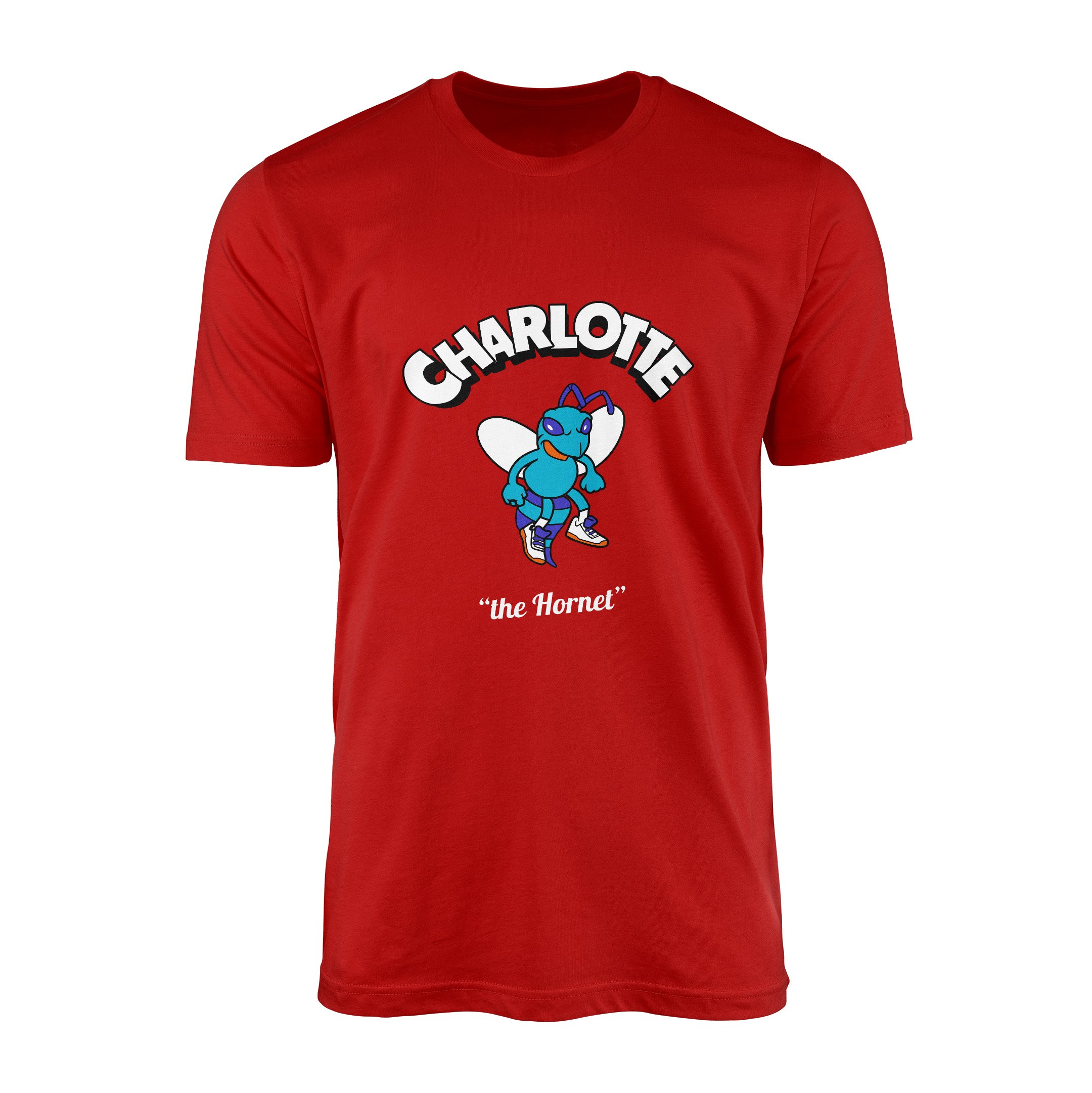 Charlotte Cartoon Tişört XL - Kırmızı