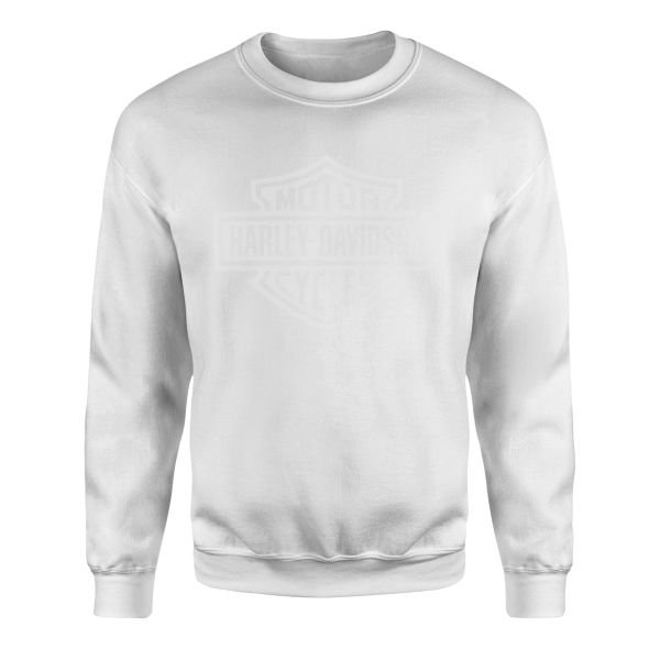 Harley-Davidson Shield W Sweatshirt M - Beyaz