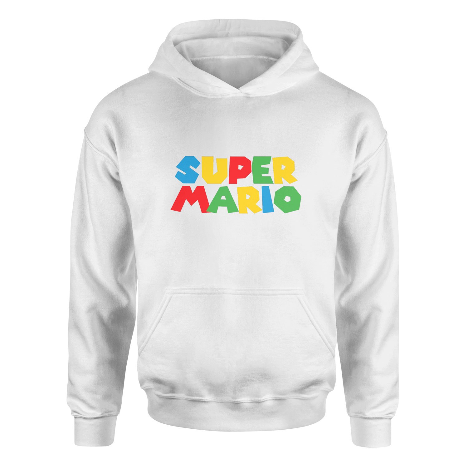 Super Mario Hoodie XL - Beyaz