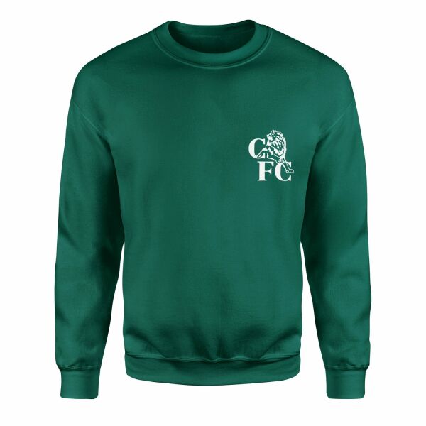 Chelsea FC Retro Icon Sweatshirt M - Nefti Yeşili
