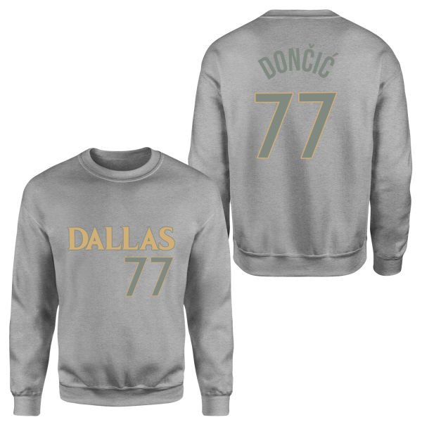Luka Doncic 77 Forma Sweatshirt S - Gri