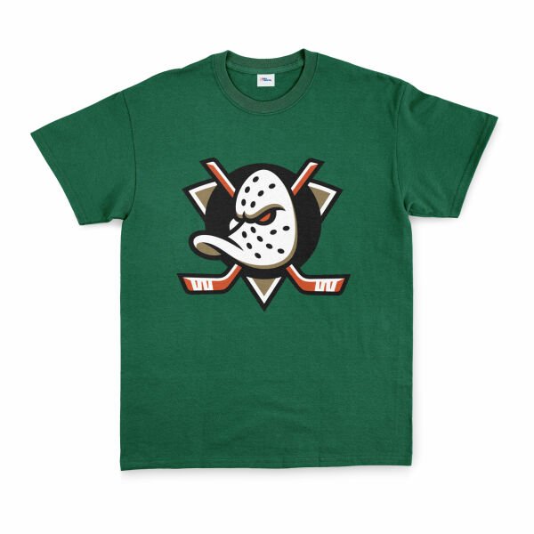 Anaheim Ducks Shield Tişört S - Nefti Yeşili