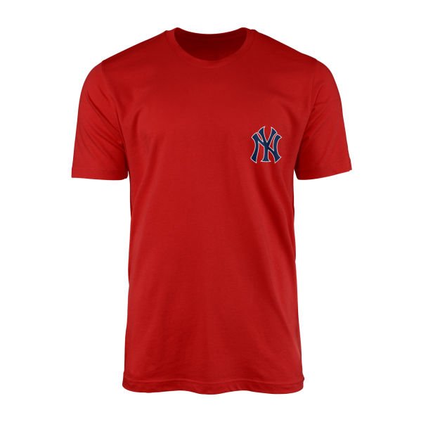 New York Yankees Tişört S - Kırmızı