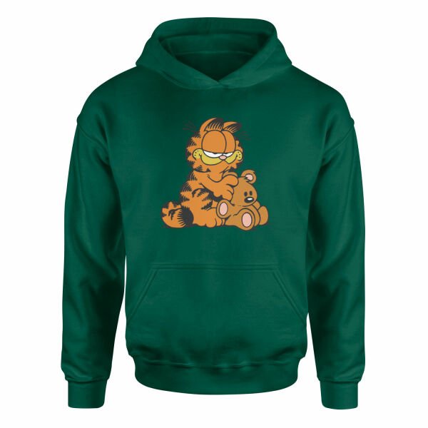 Garfield Hoodie XXL - Nefti Yeşili
