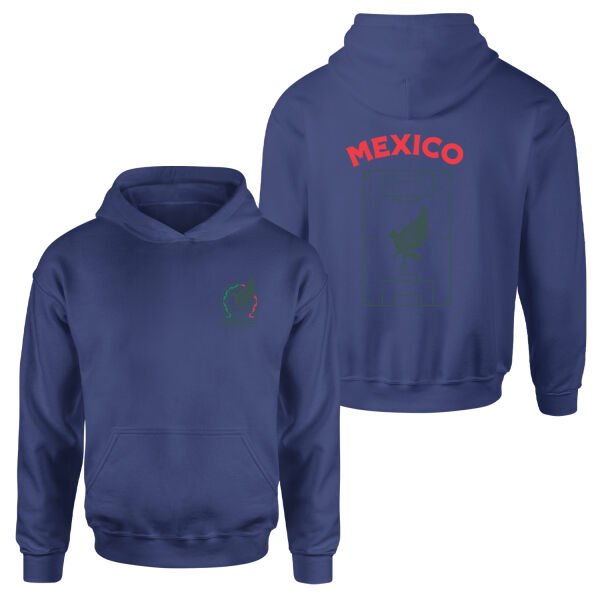Meksika Dünya Kupası 2026 Hoodie L - İndigo Mavisi