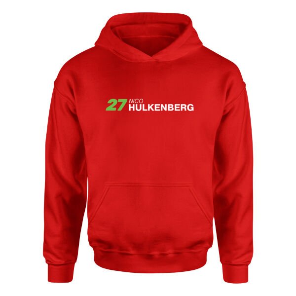 Nico Hülkenberg 27 Hoodie S - Kırmızı